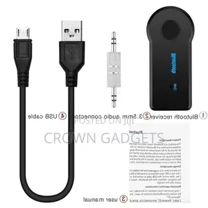 Car Wireless Bluetooth Aux Audio Receiver Hand Free