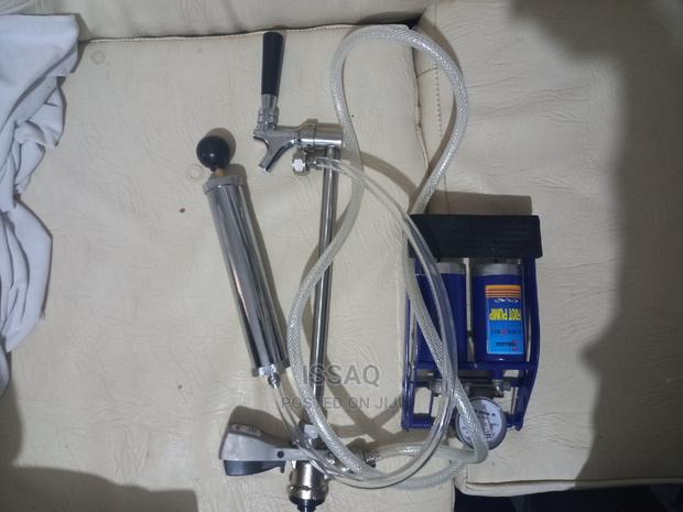 Keg Pump With Foot and Hand Pump - main view