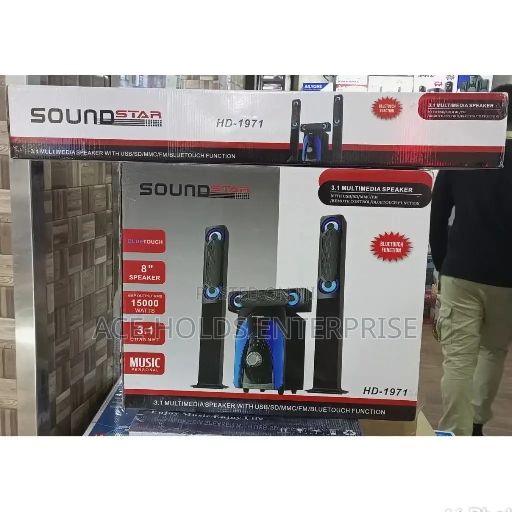 Tall Boy 3.1 Multimedia Sound Star Sound System.
