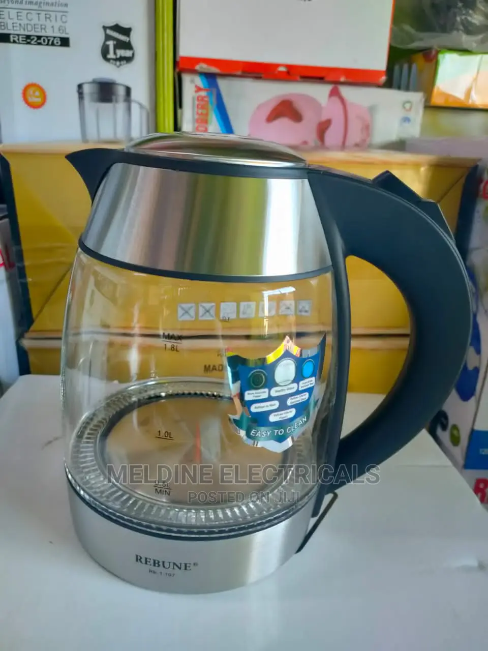 REBUNE Cordless Electric Kettle