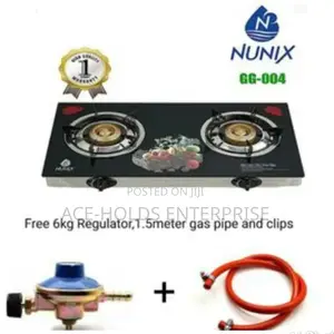 Complete Glass Top Nunix Table Cooker Gas Stove