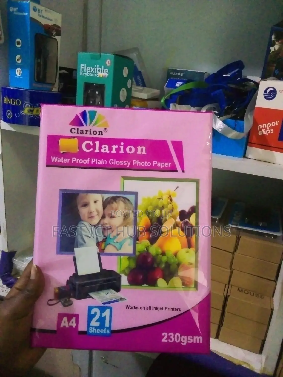 Photo Paper Glossy 230gsm With Plain Backside