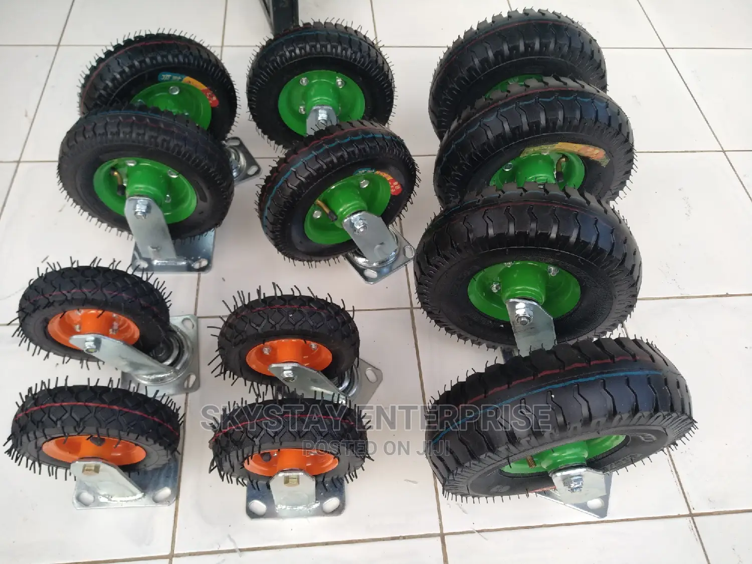Castor Wheels Pneumatic 6 Inch