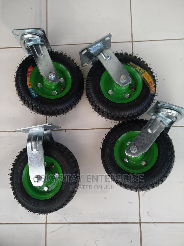 Castor Wheels Pneumatic 8 Inch
