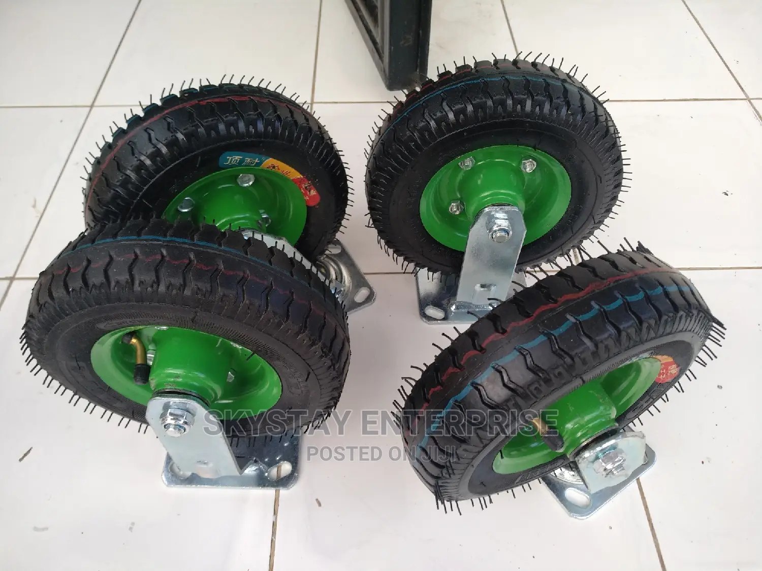 Castor Wheels Pneumatic 8 Inch