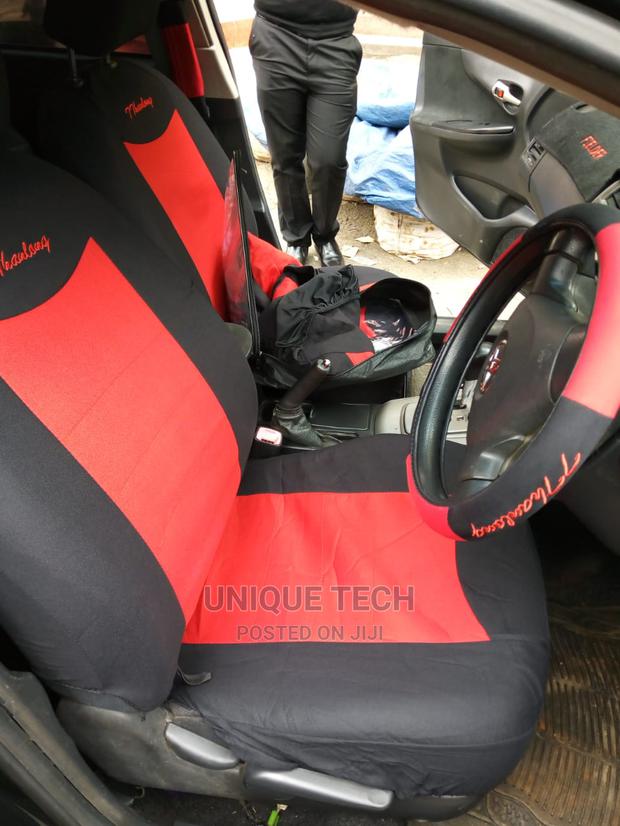 Car Seat Covers Red/Black - main view