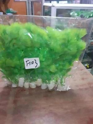 Aquarium Plastic Beautiful Green Plants - thumbnail 2