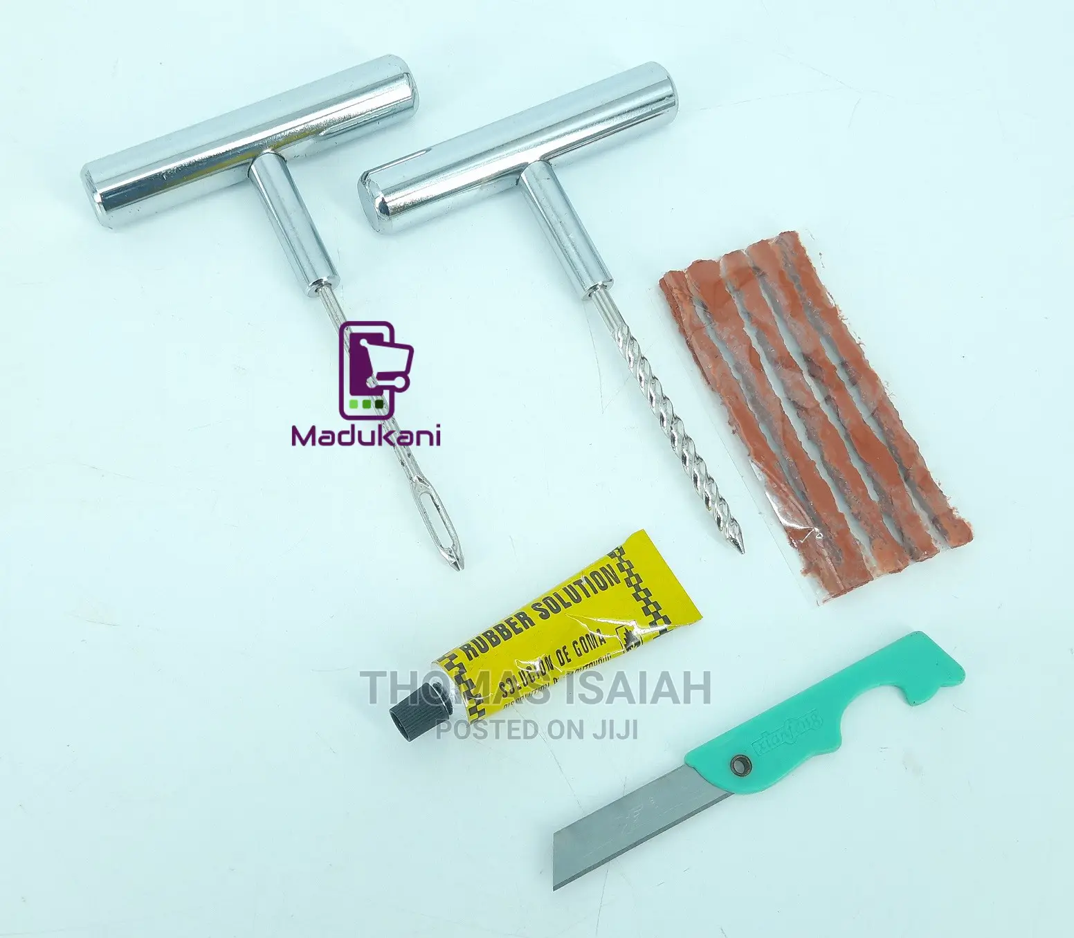 All Metal Heavy Duty Tubeless Puncture Repair Kit