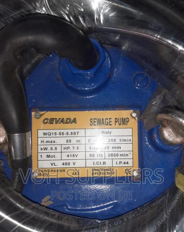 7.5hp Sewage Pump - thumbnail 2