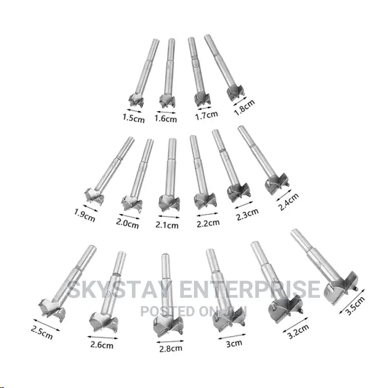 16pcs Malpa Drill Bits
