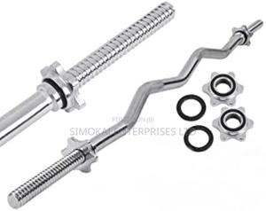 Standard Weight Bar Curled for Weight Lifting - thumbnail 2