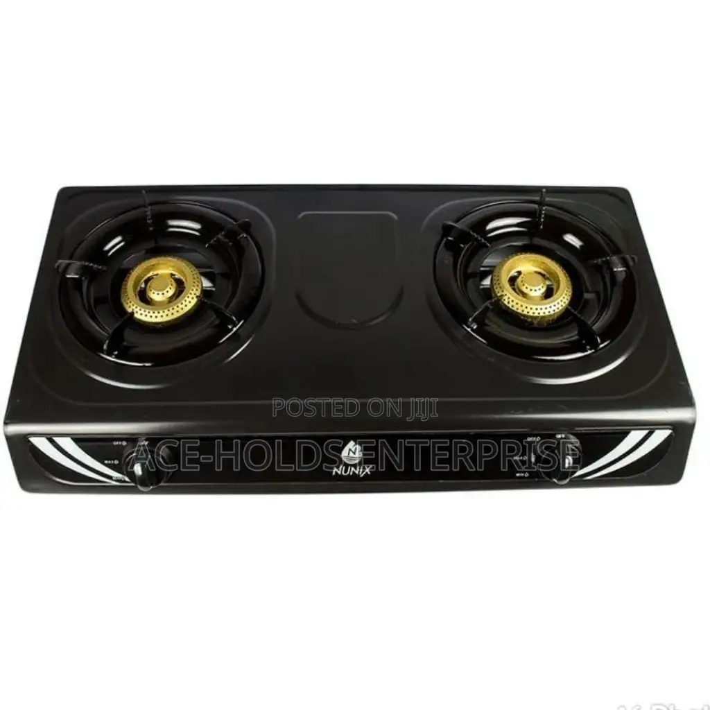 Black Nunix Two Burner Cooker.
