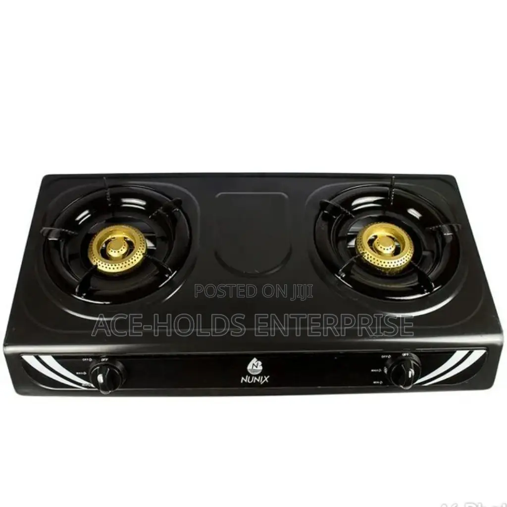 Autoignition Black 2 Burner Black Cooker.