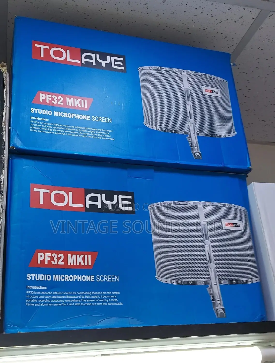 Tokaye Pf32 Studio Isolation Microphone Shild