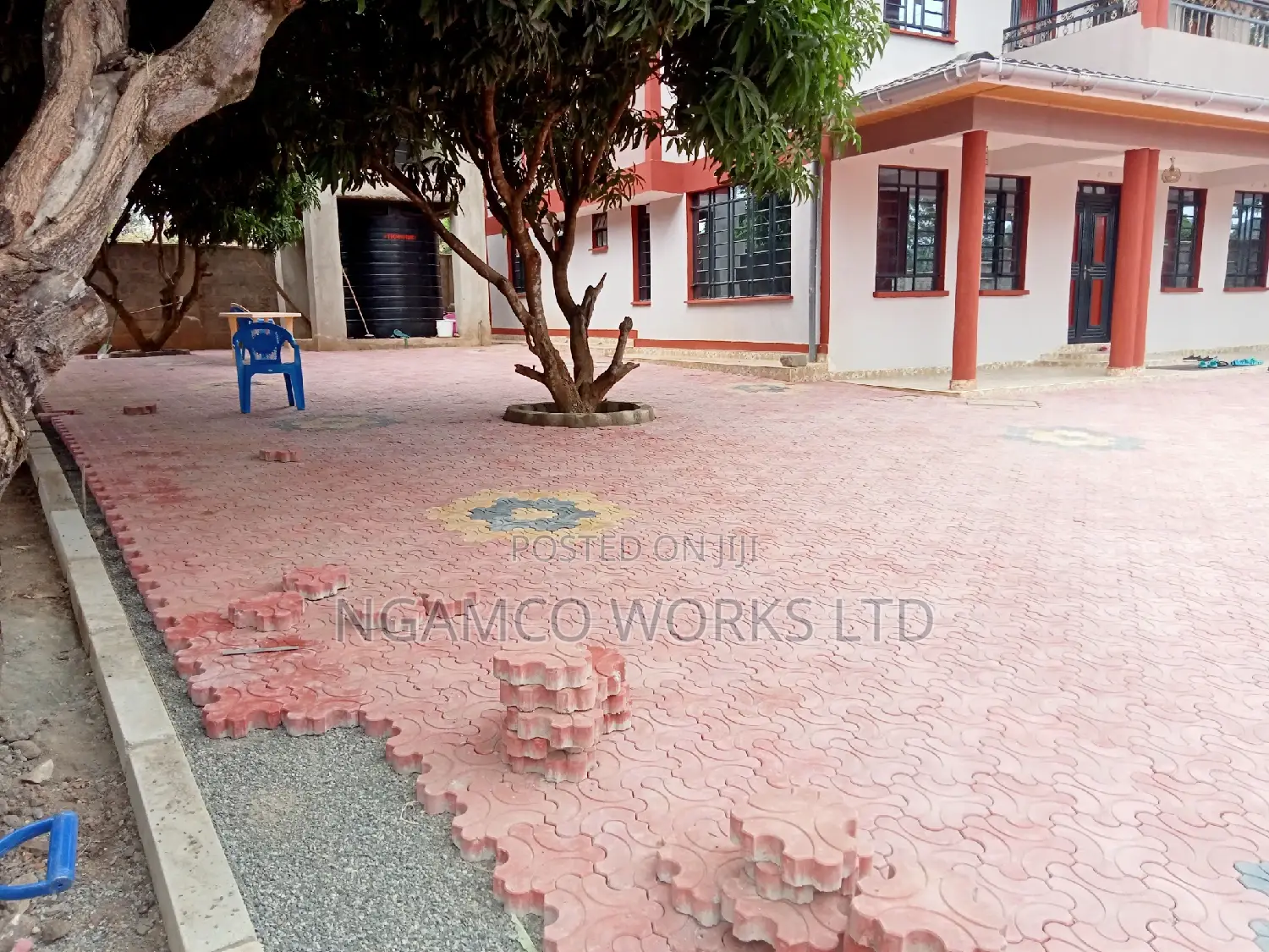 Coloured Cabro Pavers