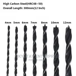 7pcs Wood Drill Bits Extra Long