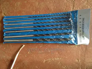 7pcs Wood Drill Bits Extra Long