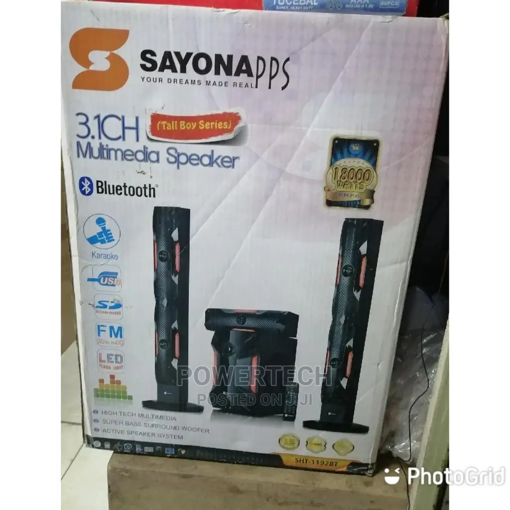 Sayona Tall Boy Subwoofer