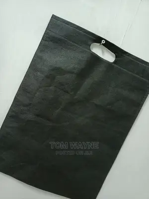 Black Bags That Can Also Be Printed With Shop Name, Logo