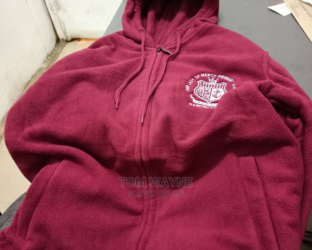 Maroon School Fleece Jackets - main view