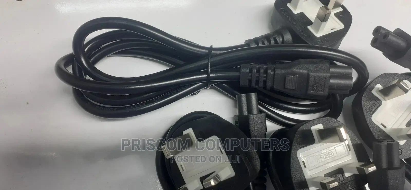 3 Pin Fused Laptop Power Cable