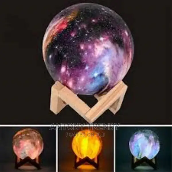 Amazing Galaxy Moon Lamp