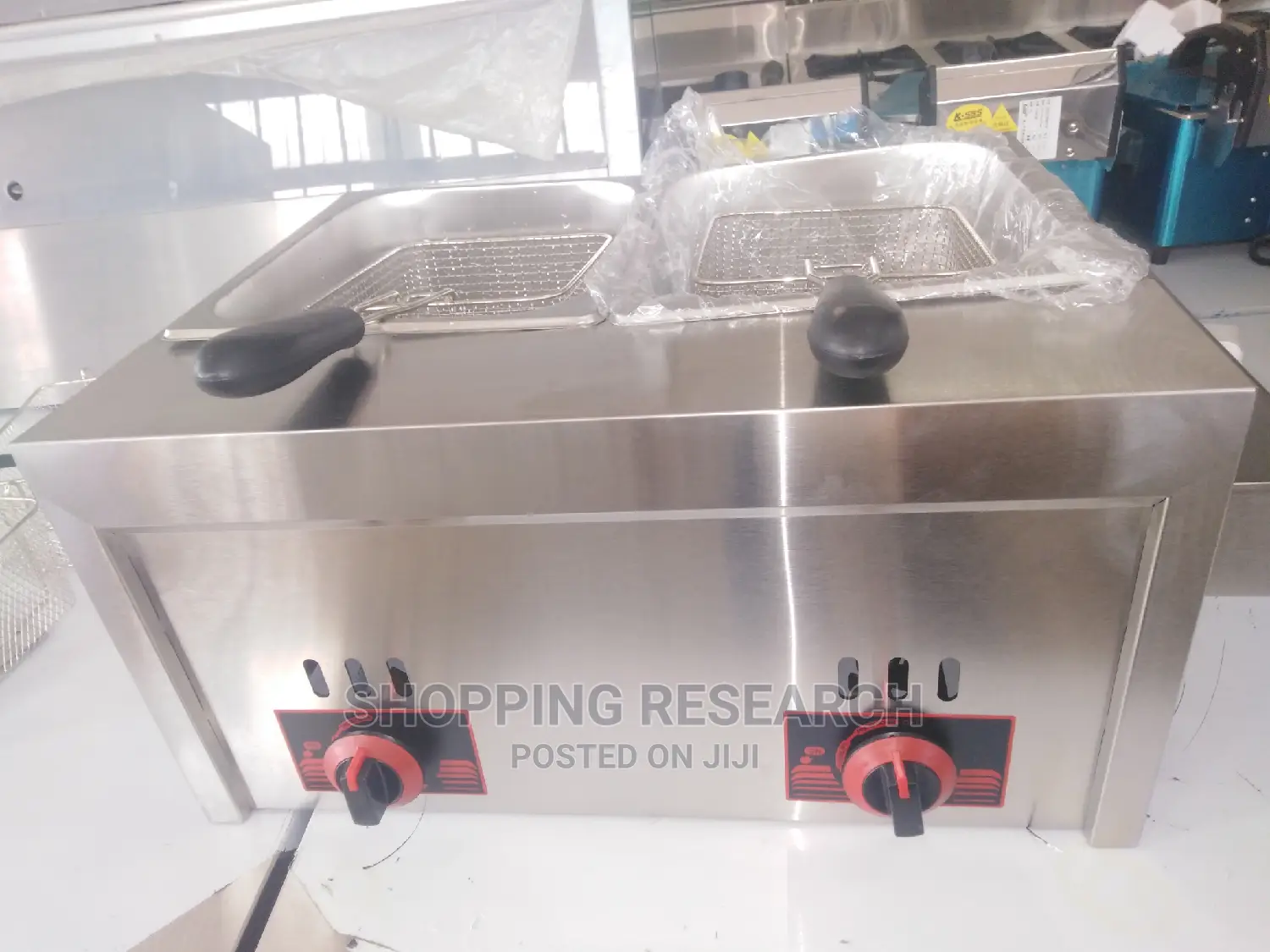 Gas Fryer Imported 8+8l Double Table-top