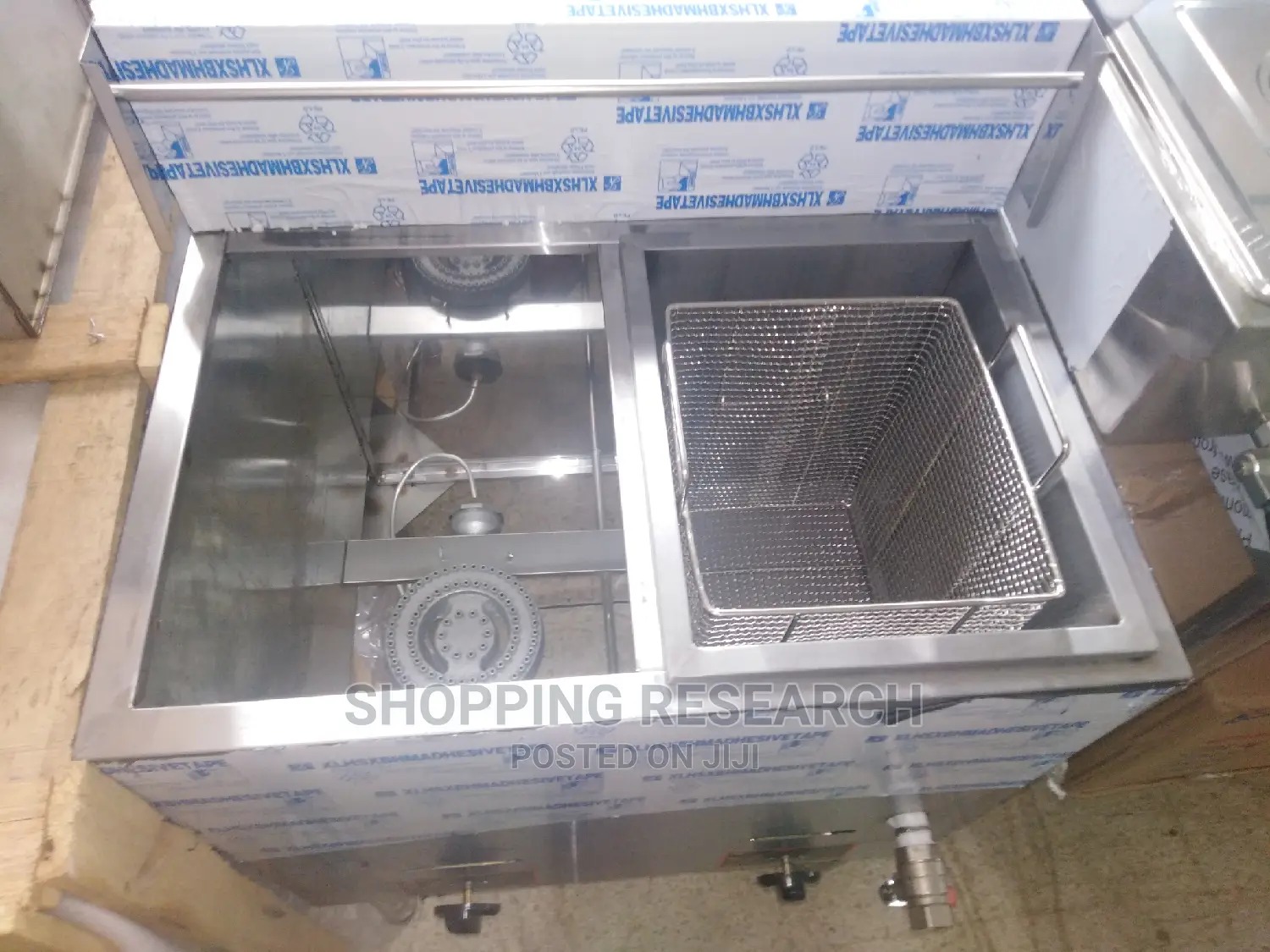 Gas Fryer Imported 18+18L Free Standing With Taps-Wholesale