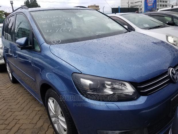Volkswagen Sharan 2014 Blue - main view
