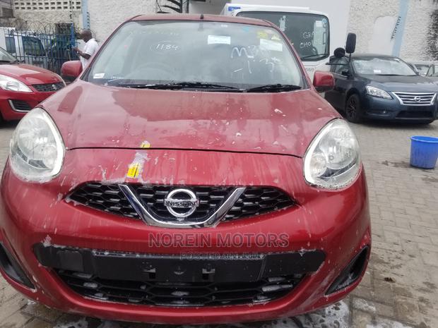 Nissan March 2015 Red - thumbnail 2