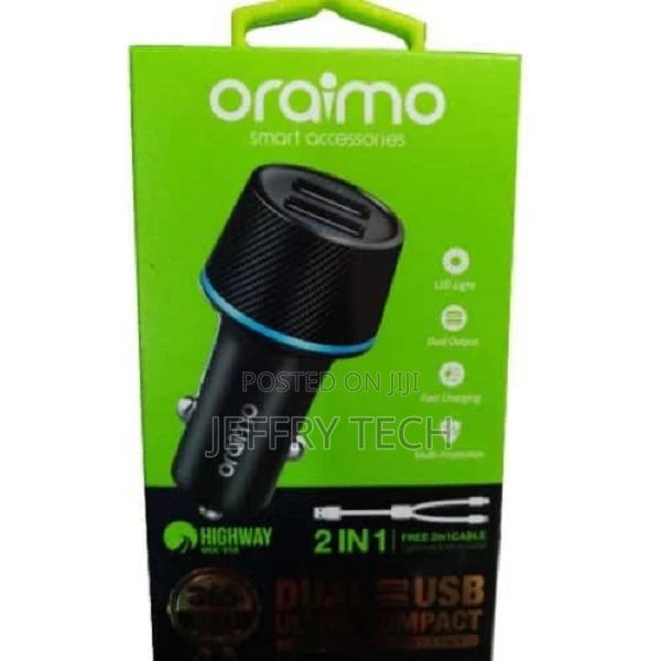 Oraimo 2.1a Dual Usb Car Charger