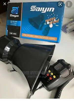 Car Auto 5 Soundtone Loud Vip Horn Siren Police Loud Speaker