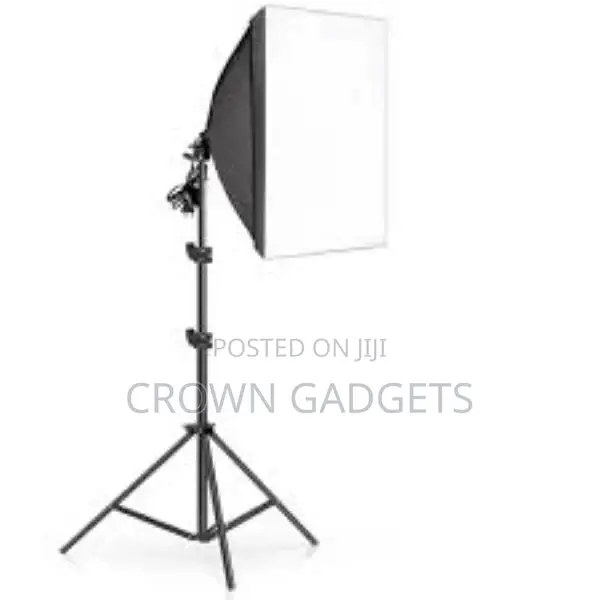 Photography 50x70cm Lighting Four Lamp Softbox Kit With E27