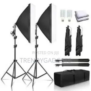 Photo Studio Lighting Softbox 50*70 Photography Kit +4 In1 E