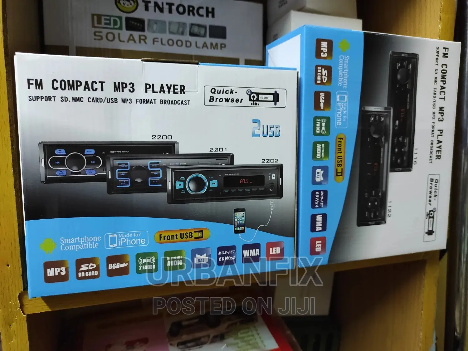 Car Radio Stereo With Bluetooth, FM, Usb and SD Card Slot