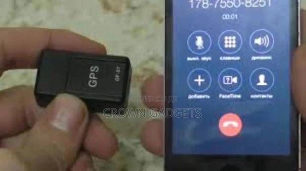 Mini Magnetic GPS Tracker With Microphone Gf-07 - Black - main view