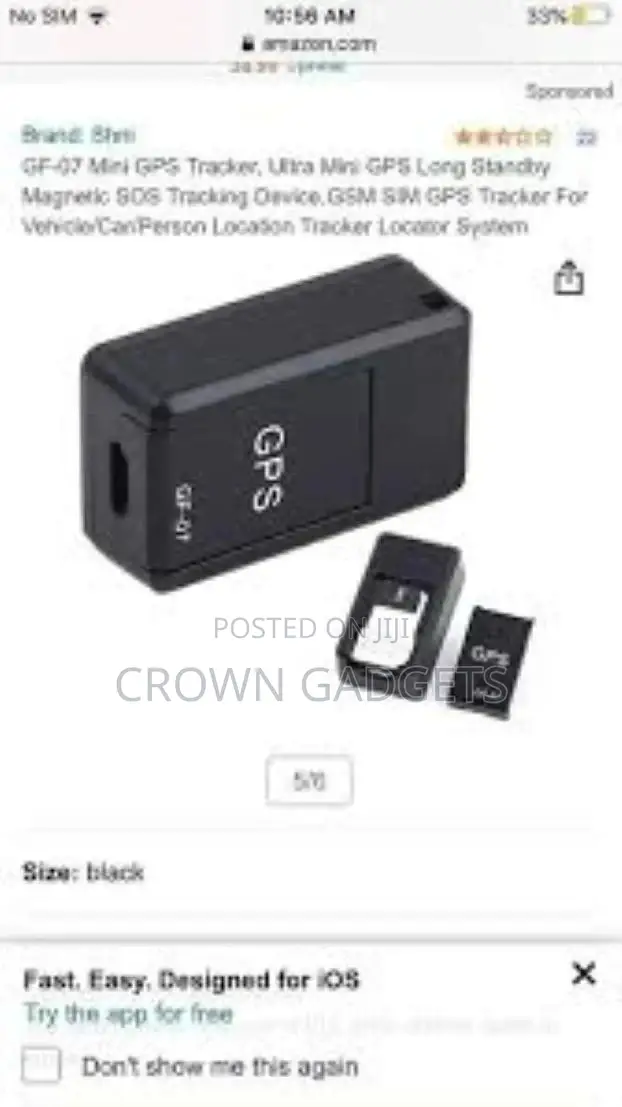 Gf-07 Mini GPS Real Time Car Locator Tracker Gsm/Gprs