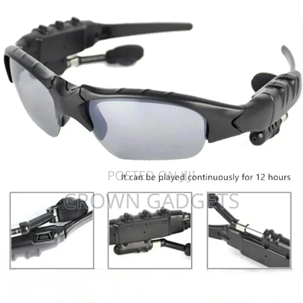 Generic Bluetooth Sunglasses-Black