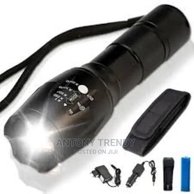Pocketman T6 1200 Lumens Led Tactical Flashlight Water Resis