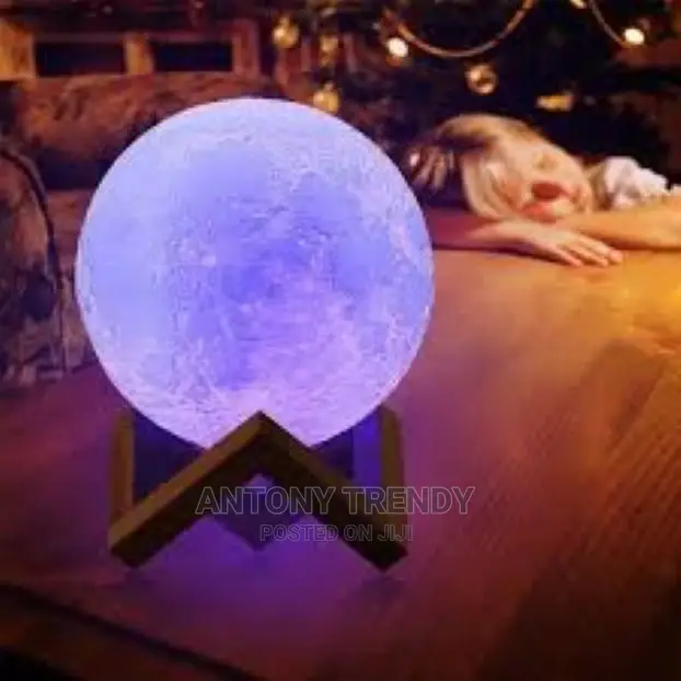 Galaxy Moon Lamp LED 3D Print Star Light 16 Colors Change Re