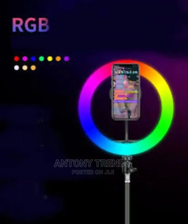 13 Inch 33 CM Video Light Dimmable LED Selfie Ring Light USB