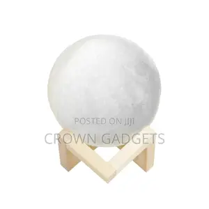3D Touch LED Moon Night Light USB Charge Multicolor Changin