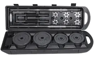 50kg Cast Iron Dumbbells/Barbell Set