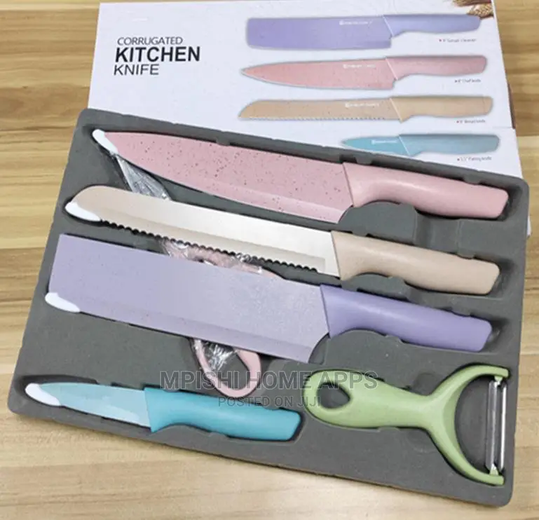 7pcs Knife Sets With Chop Board