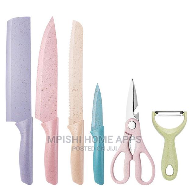 7pcs Knife Sets With Chop Board - thumbnail 8