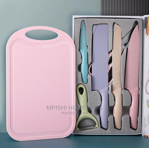 7pcs Knife Sets With Chop Board - thumbnail 11