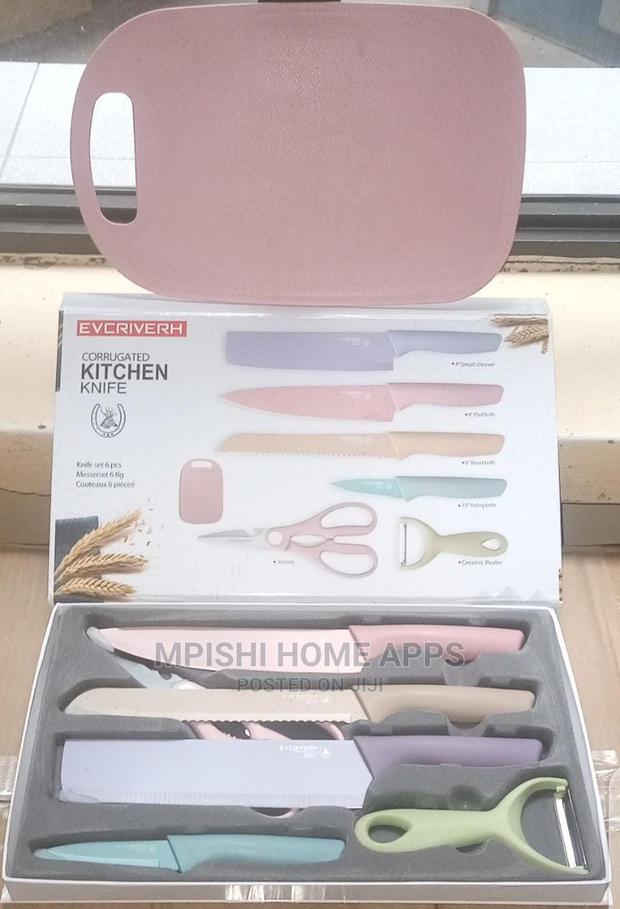 7pcs Knife Sets With Chop Board - thumbnail 3