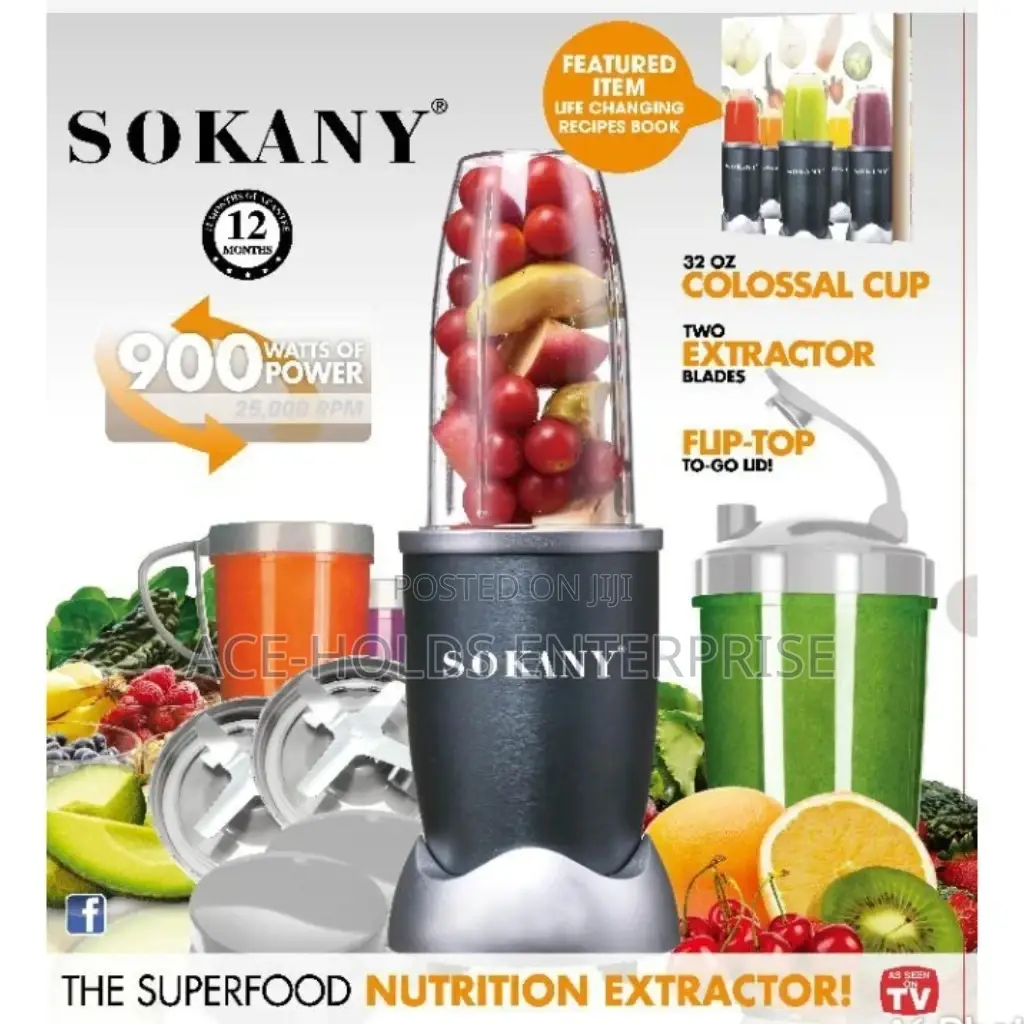 Sokany Nutribullet Superfood Nutrition Extractor.