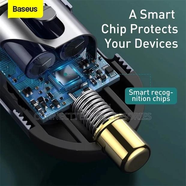 Baseus 120w Car Charger Fastcharger Type C - thumbnail 4