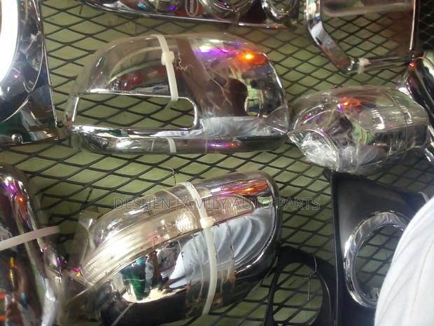 Chrome Side Mirror Covers - main view